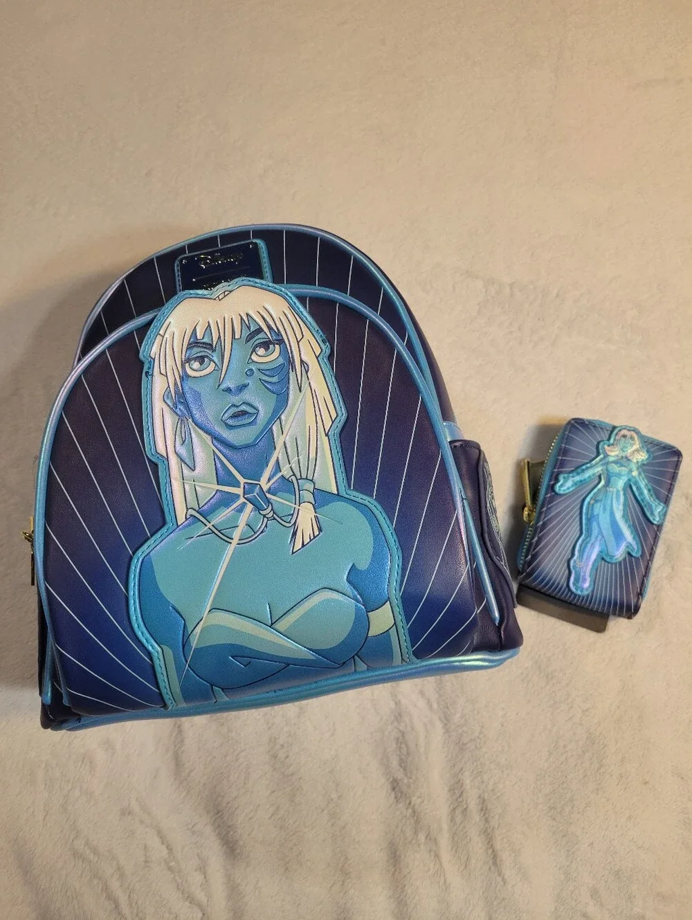 Atlantis The Lost Empire Kida Glow In The Dark Mini Backpack And Wallet NWT
